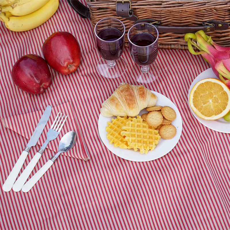 Picnic Basket Set for 2 Persons with Cooler