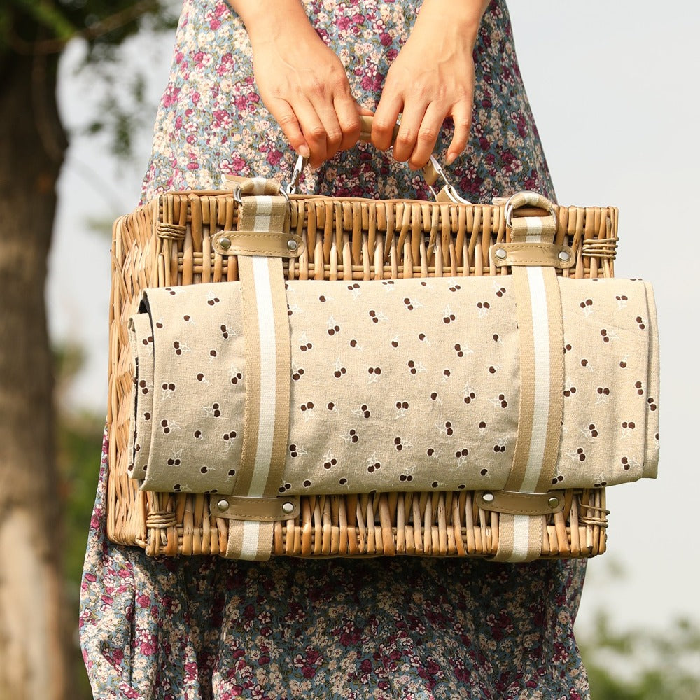 Willow Picnic Basket Set for 2 Persons