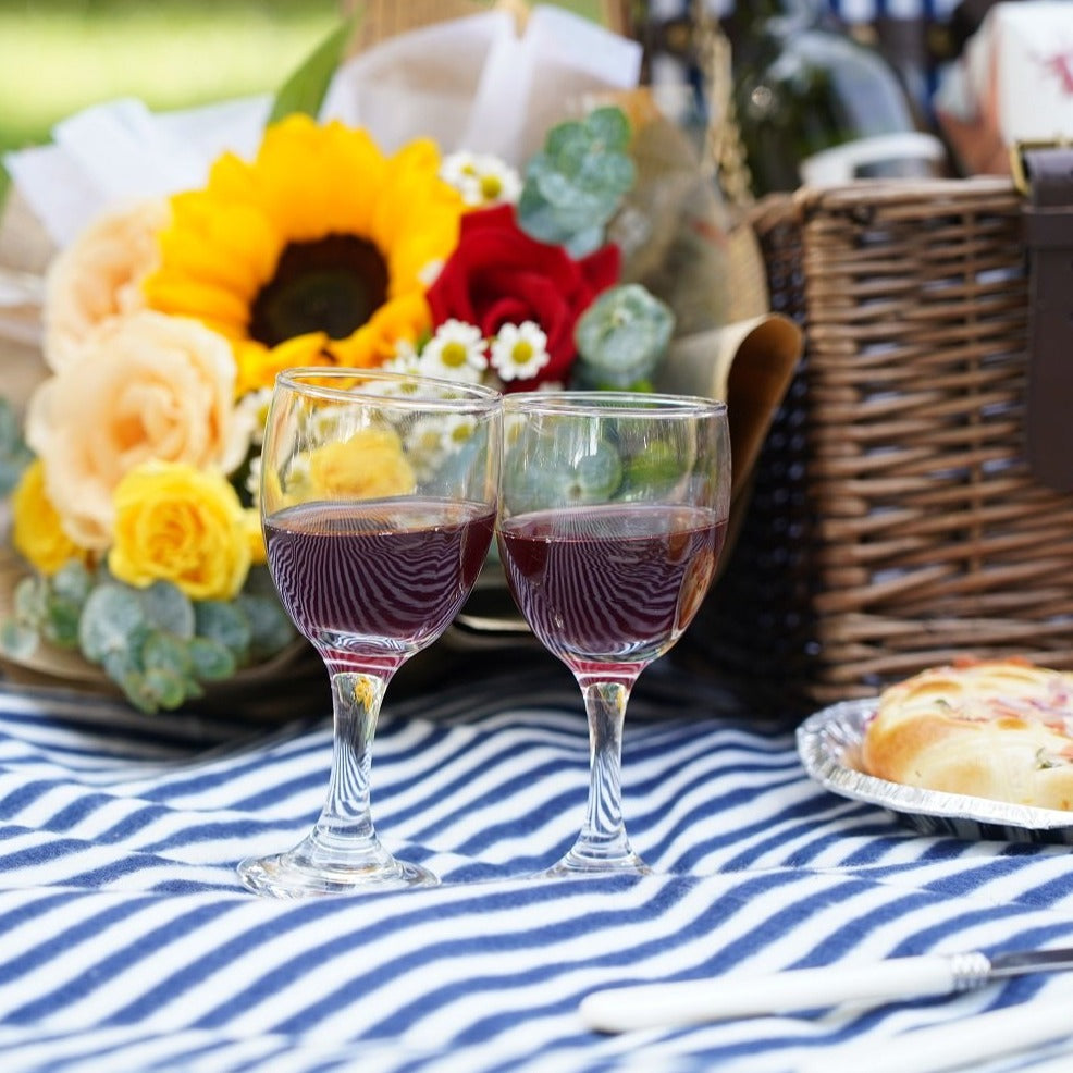 2 Person Picnic Hamper Navy Blue