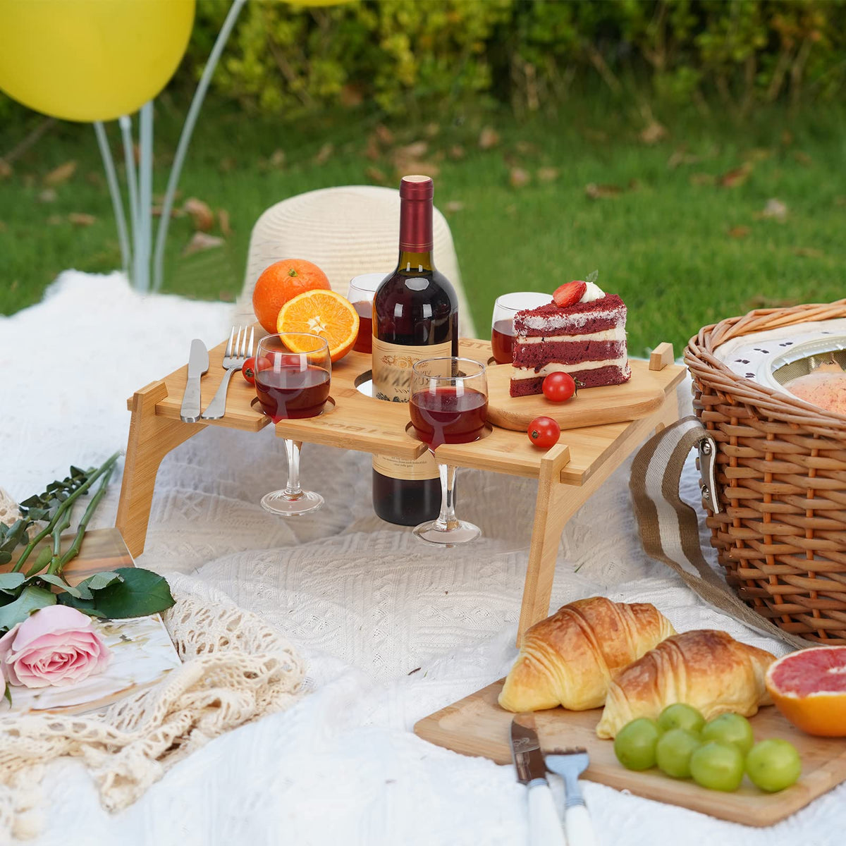 Outdoor Portable Wine Table