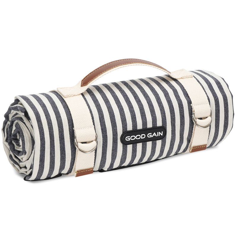 Family Picnic Blanket Waterproof Beach Mat-Stripe