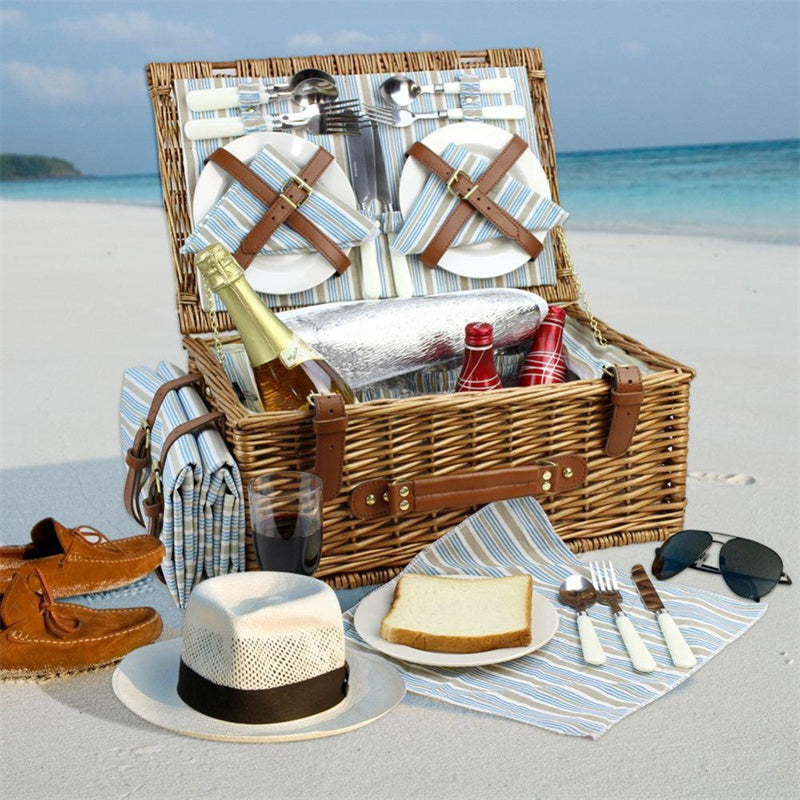 Picnic Baskets for 4 Persons – HappyPicnic