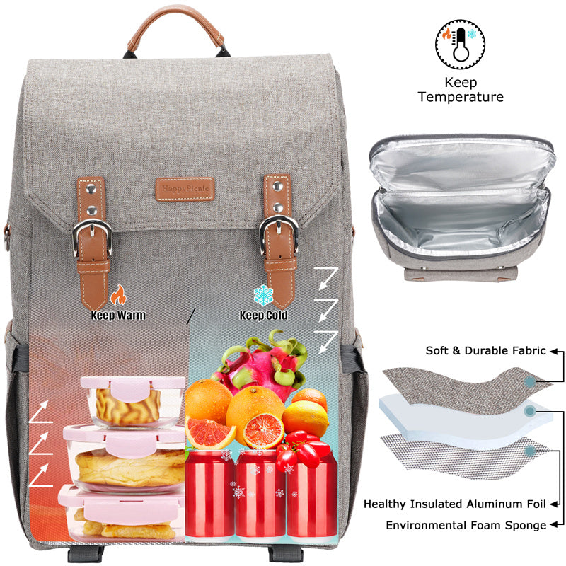 Happy fashion picnic cooler bag