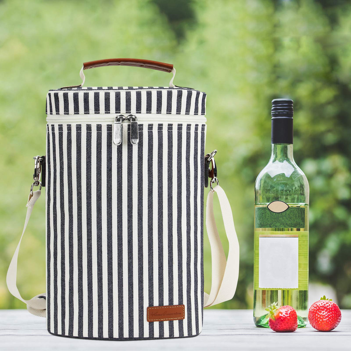 Two Bottle Wine Tote Carrier